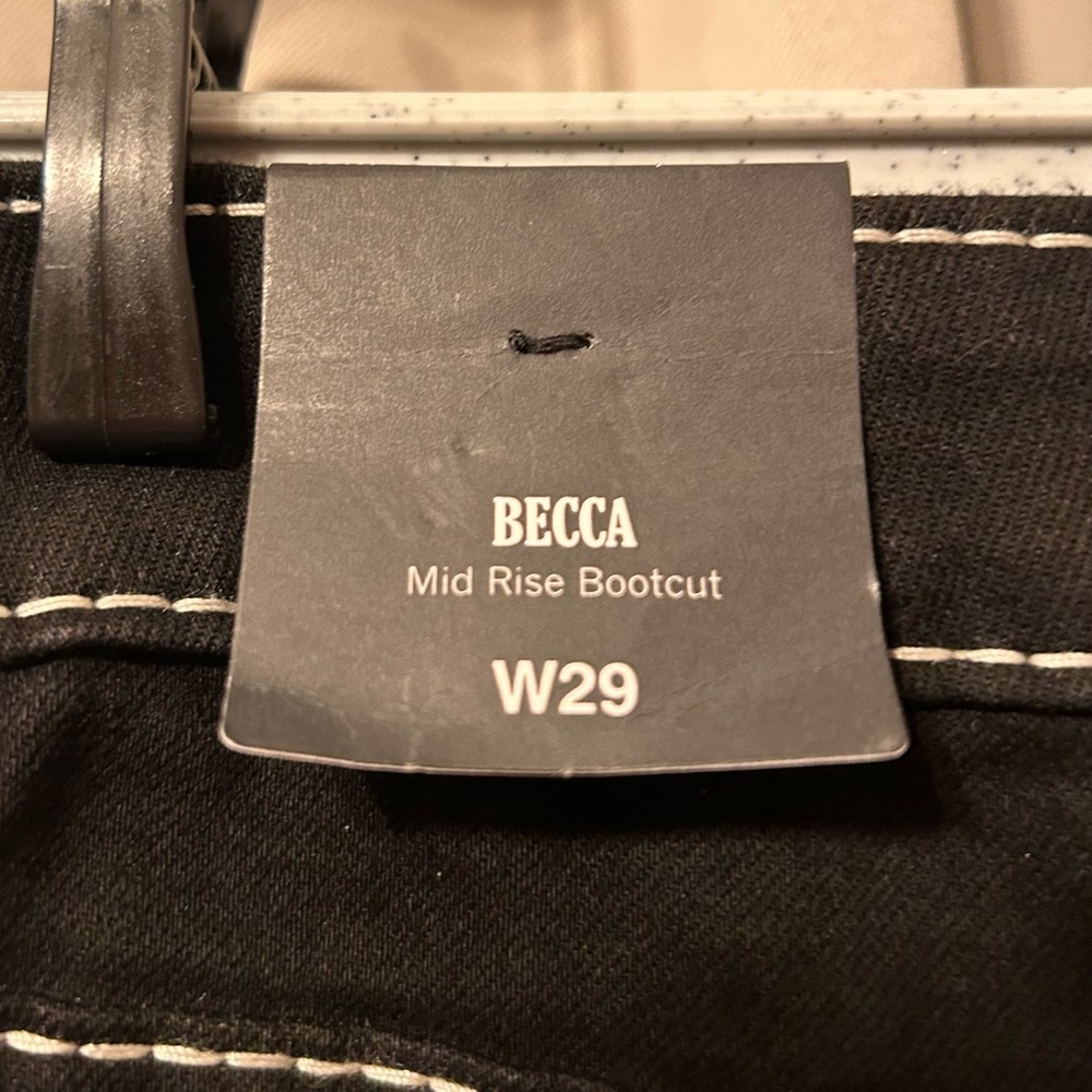 **NWT** BECCA BIG T STITCH BOOTCUT JEAN - Picture 5 of 7
